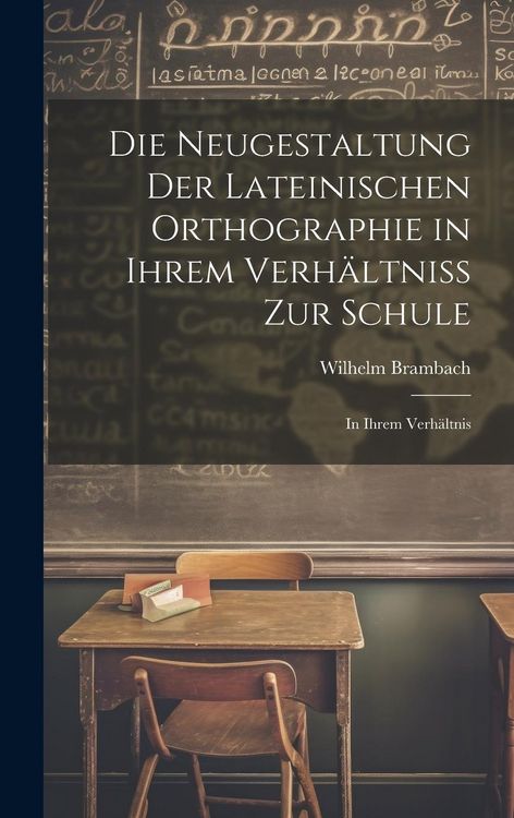 Produktbild: Die Neugestaltung der Lateinischen Orthographie in Ihrem Verh&auml;ltniss zur Schule: In Ihrem Verh&auml;ltnis
