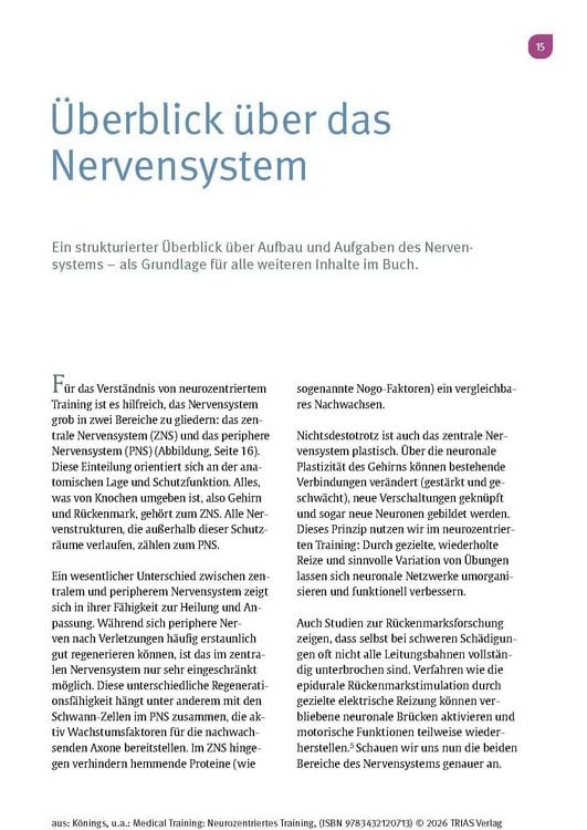 Produktbild: Medical Training: Neurozentriertes Training