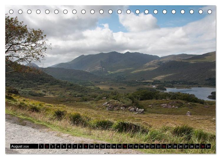 Produktbild: Quer durch Irland - Landschaften pur (Tischkalender 2026 DIN A5 quer), CALVENDO Monatskalender