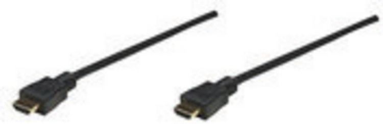 Produktbild: Manhattan HDMI Anschlusskabel HDMI-A Stecker, HDMI-A Stecker 1.80 m Schwarz 306119-CG 4K UHD HDMI-Kabel