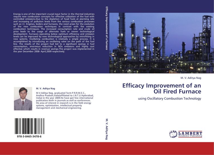 Produktbild: Efficacy Improvement of an Oil Fired Furnace