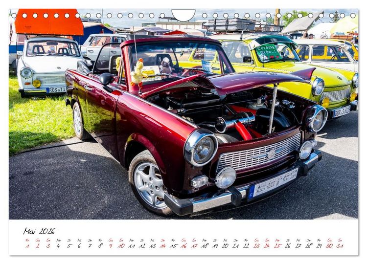 Produktbild: Trabi-Treffen (Wandkalender 2026 DIN A4 quer), CALVENDO Monatskalender