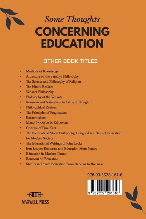 Produktbild: Some Thoughts Concerning Education