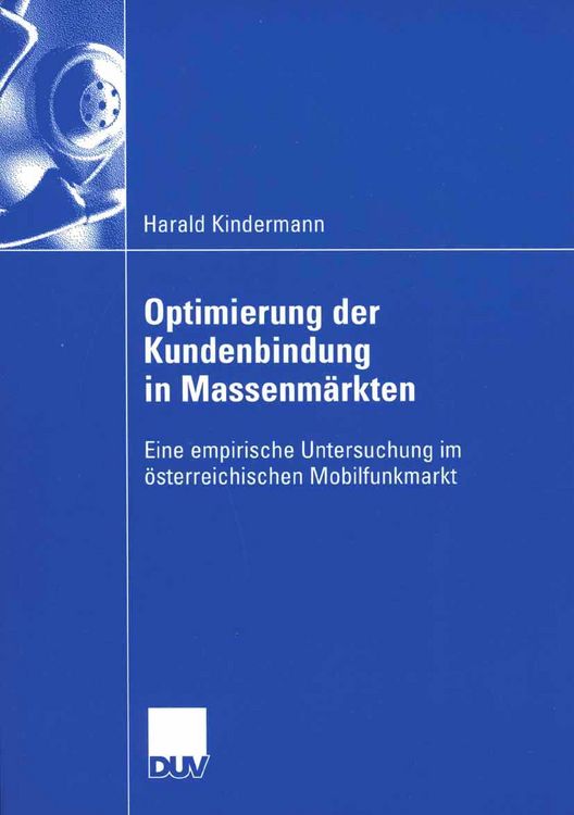 Produktbild: Optimierung der Kundenbindung in Massenm&auml;rkten