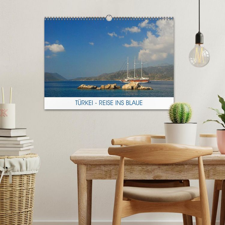 Produktbild: T&uuml;rkei - Reise ins Blaue (Wandkalender 2026 DIN A3 quer), CALVENDO Monatskalender