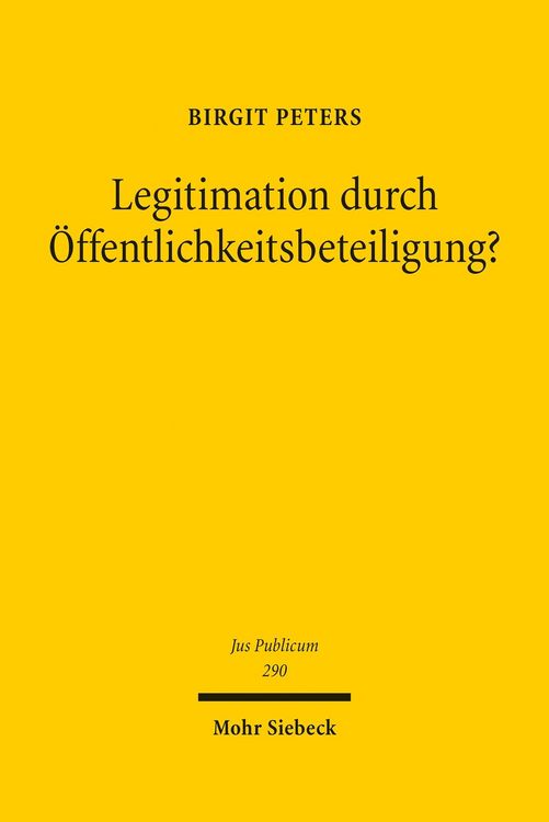 Produktbild: Legitimation durch &Ouml;ffentlichkeitsbeteiligung?