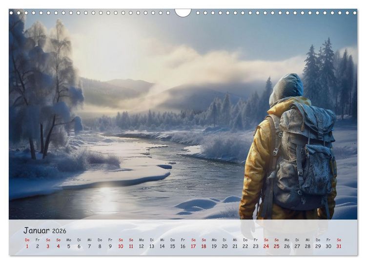 Produktbild: Die Stille des Nordens (Wandkalender 2026 DIN A3 quer), CALVENDO Monatskalender