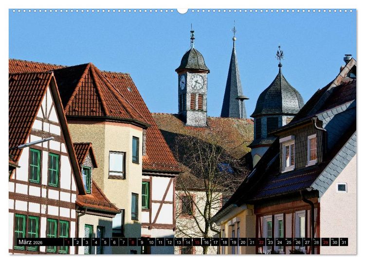 Produktbild: Schl&uuml;chtern 2026 (Wandkalender 2026 DIN A2 quer), CALVENDO Monatskalender