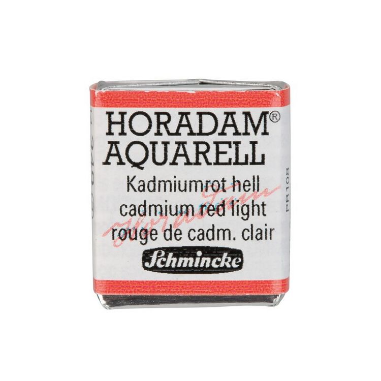 Produktbild: Schmincke Horadam Aquarell 1/2 N&auml;pfchen, Kadmiumrot hell