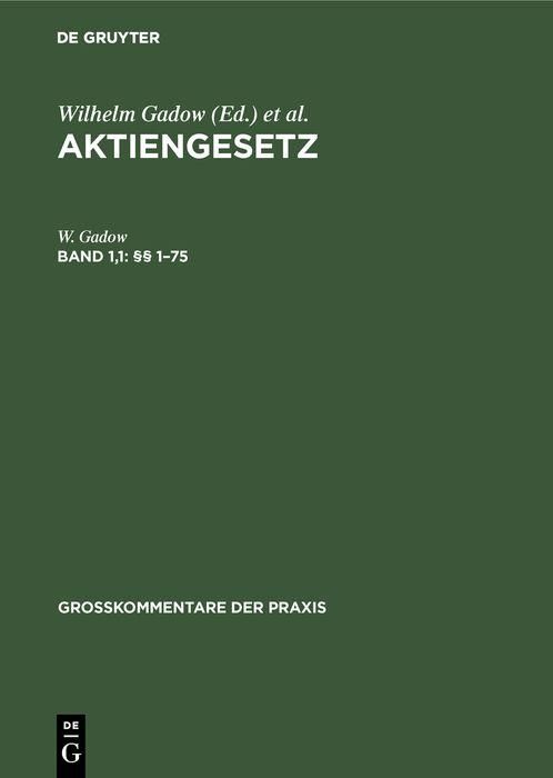 Produktbild: &sect;&sect; 1-75