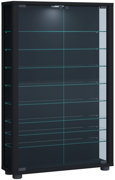 Produktbild: Holz Glas Stand Vitrine Sammelvitrine Lumo Mini