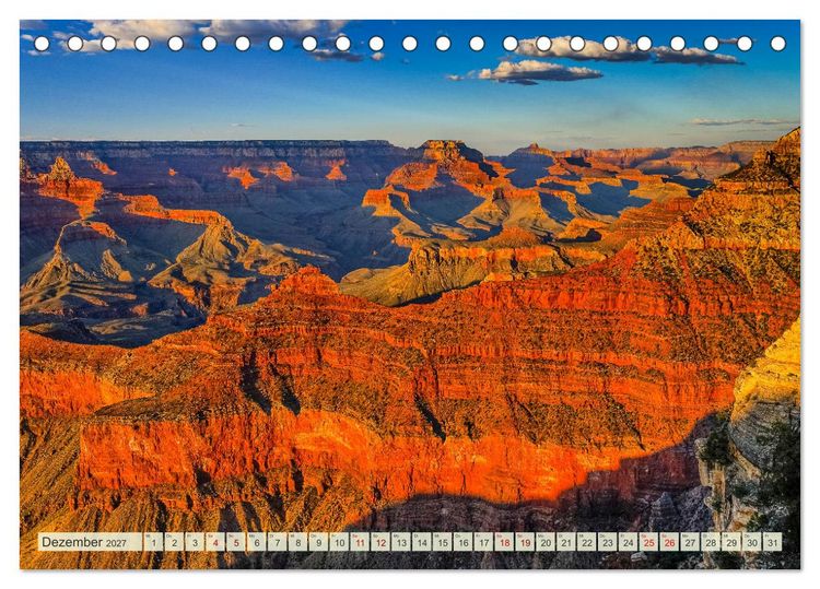 Produktbild: Unterwegs in ARIZONA (Tischkalender 2027 DIN A5 quer), CALVENDO Monatskalender