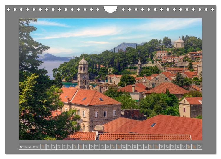 Produktbild: Croatia Dreamland on the Adriatic Sea (Wall Calendar 2026 DIN A4 landscape), CALVENDO 12 Month Wall Calendar
