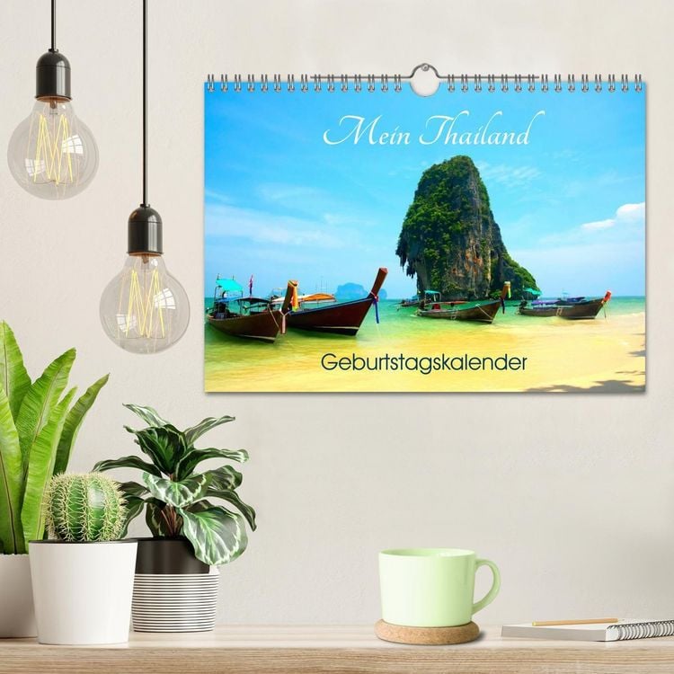Produktbild: Mein Thailand - Geburtstagskalender (Wandkalender 2026 DIN A4 quer), CALVENDO Monatskalender