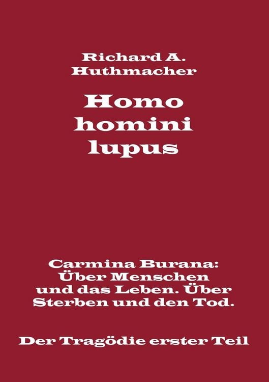 Produktbild: Homo homini lupus. Der Trag&ouml;die erster Teil