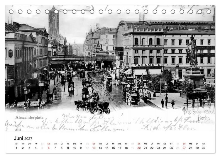 Produktbild: Gr&uuml;&szlig;e aus dem alten Berlin (Tischkalender 2027 DIN A5 quer), CALVENDO Monatskalender
