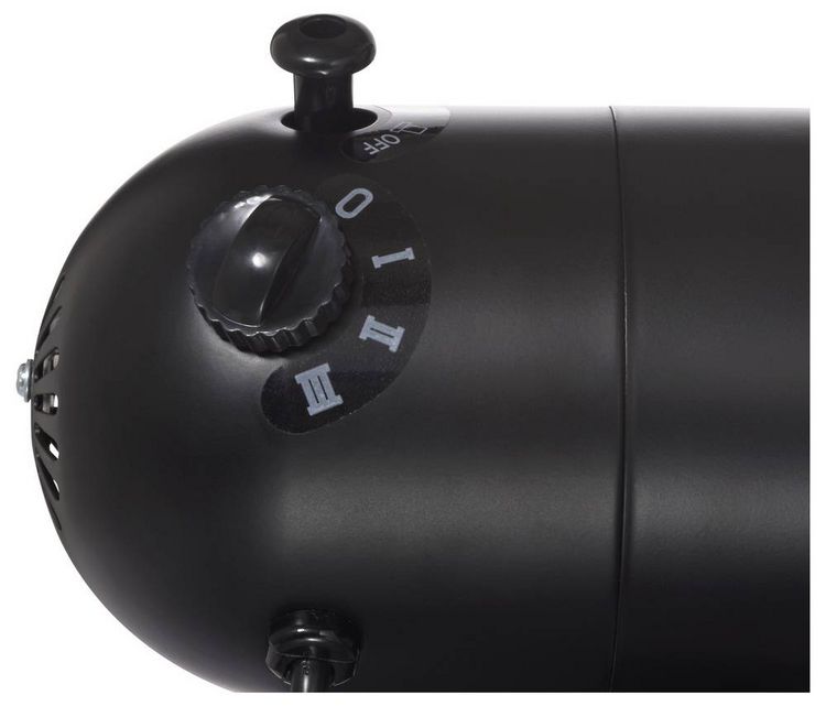 Produktbild: Sygonix Tischventilator 35W (&Oslash; x H) 335mm x 400mm Schwarz Oszillierend