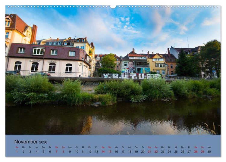 Produktbild: Wundervolles Freiburg (Wandkalender 2026 DIN A2 quer), CALVENDO Monatskalender