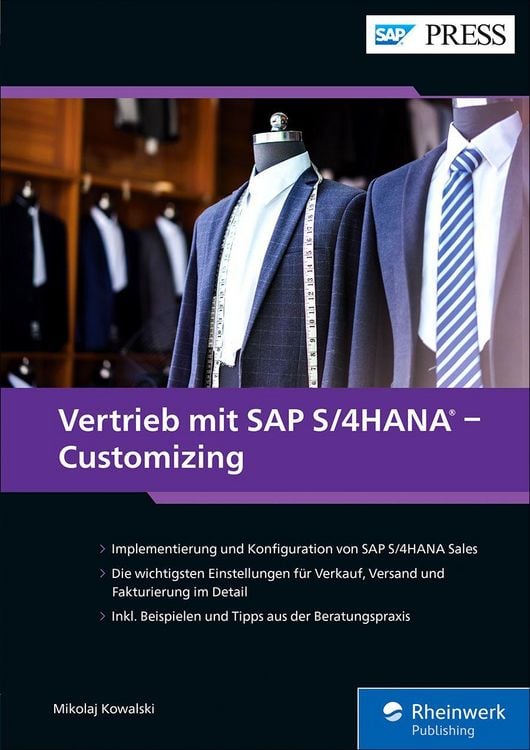 Produktbild: Vertrieb mit SAP S/4HANA - Customizing