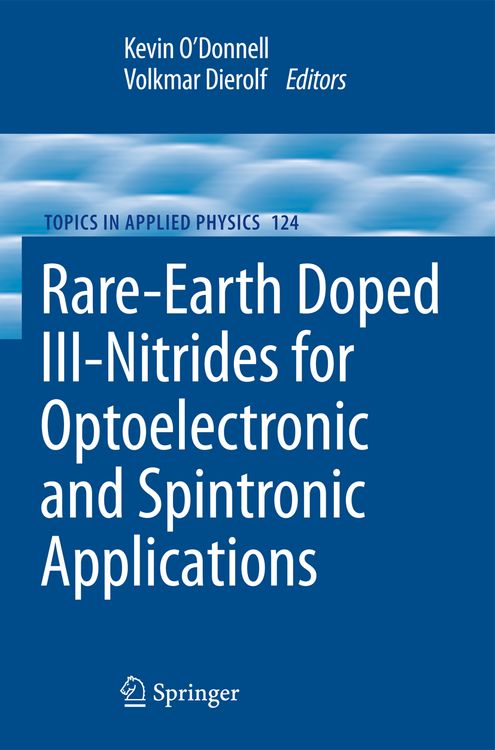 Produktbild: Rare-Earth Doped III-Nitrides for Optoelectronic and Spintronic Applications
