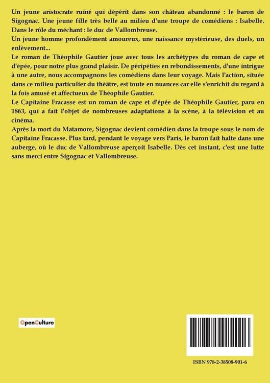 Produktbild: Le Capitaine Fracasse