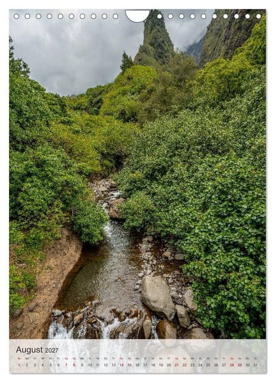 Produktbild: Willkommen in Hawai'i (Wandkalender 2027 DIN A4 hoch), CALVENDO Monatskalender