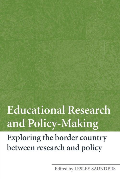 Produktbild: Educational Research and Policy-Making