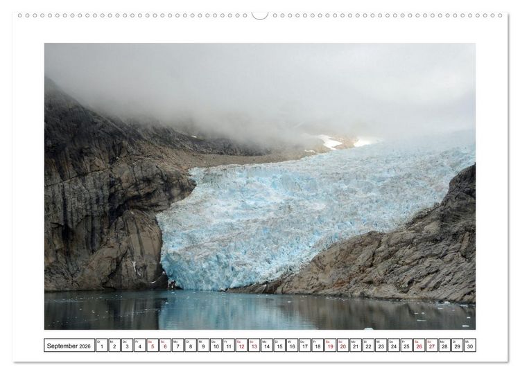Produktbild: Gr&ouml;nland - eisige Landschaften im Prins Christian Sund (Wandkalender 2026 DIN A2 quer), CALVENDO Monatskalender