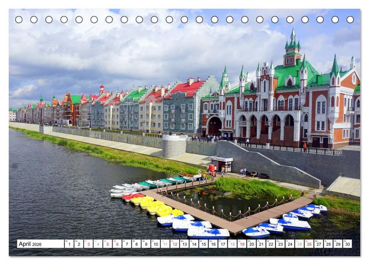 Produktbild: Malerisches Russland - Impressionen aus Joschkar-Ola (Tischkalender 2026 DIN A5 quer), CALVENDO Monatskalender