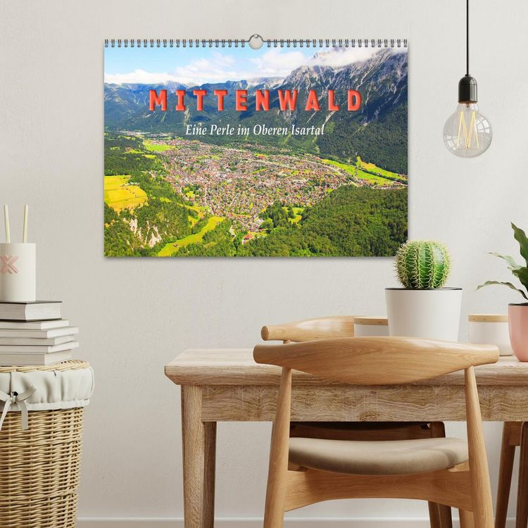 Produktbild: MITTENWALD Eine Perle im Oberen Isartal (Wandkalender 2027 DIN A3 quer), CALVENDO Monatskalender