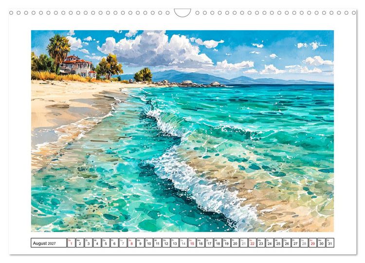 Produktbild: Griechenland. Zwischen Inseln, Antike und Mittelmeer (Wandkalender 2027 DIN A3 quer), CALVENDO Monatskalender