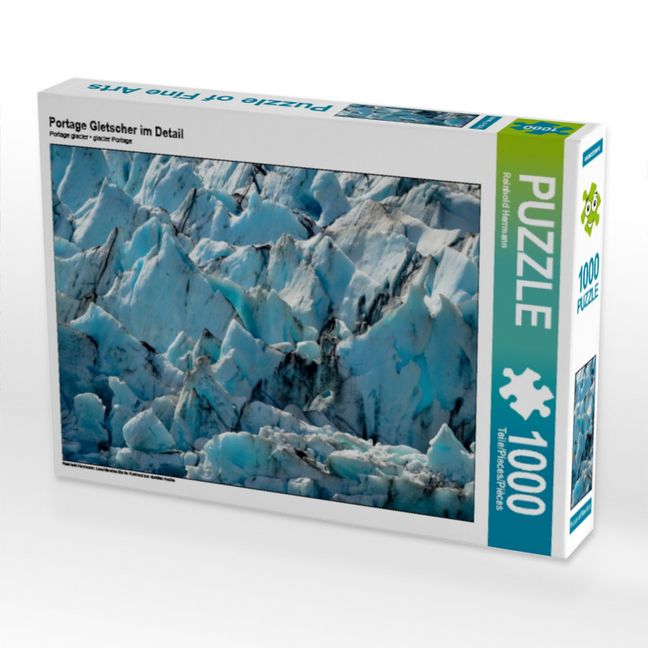 Produktbild: CALVENDO Puzzle Portage Gletscher im Detail | 1000 Teile Lege-Gr&ouml;&szlig;e 64x48cm Foto-Puzzle f&uuml;r gl&uuml;ckliche Stunden