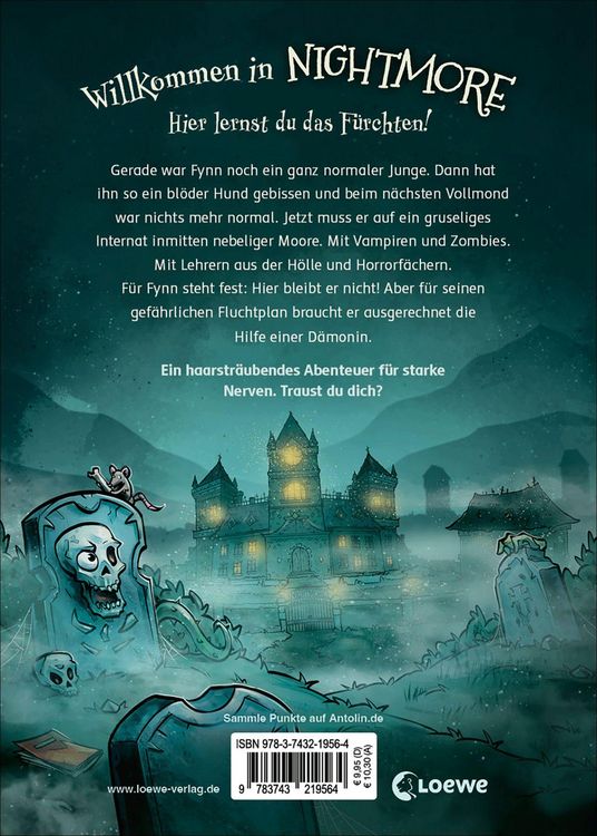 Produktbild: Nightmore - Das gruseligste Internat der Welt (Band 1) - Pl&ouml;tzlich Werwolf