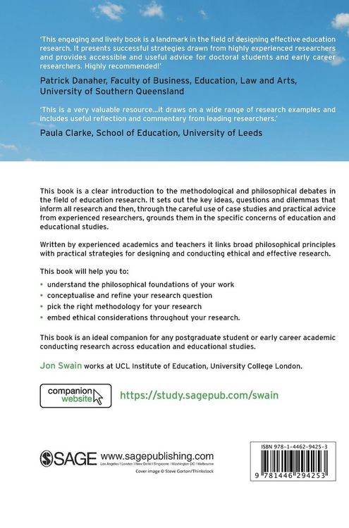 Produktbild: Designing Research in Education