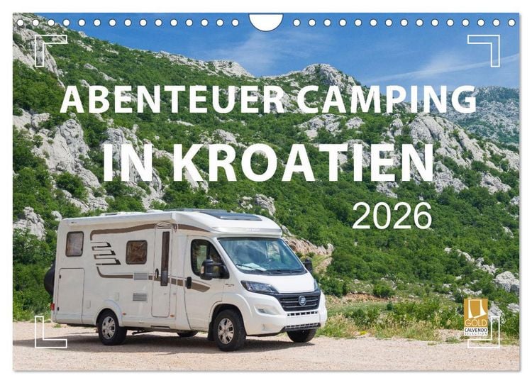 Produktbild: Abenteuer Camping in Kroatien (Wandkalender 2026 DIN A4 quer), CALVENDO Monatskalender