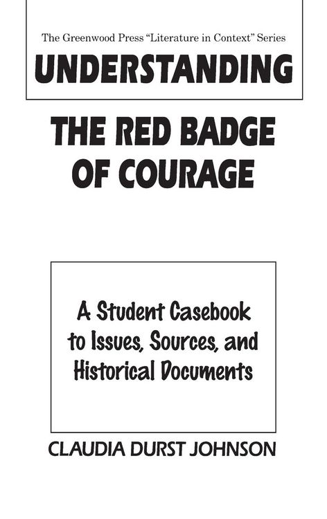 Produktbild: Understanding The Red Badge of Courage