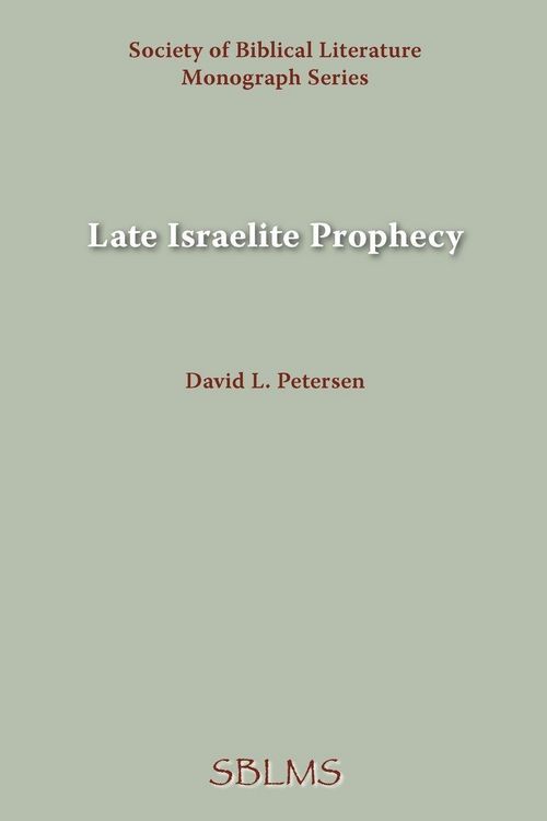 Produktbild: Late Israelite Prophecy