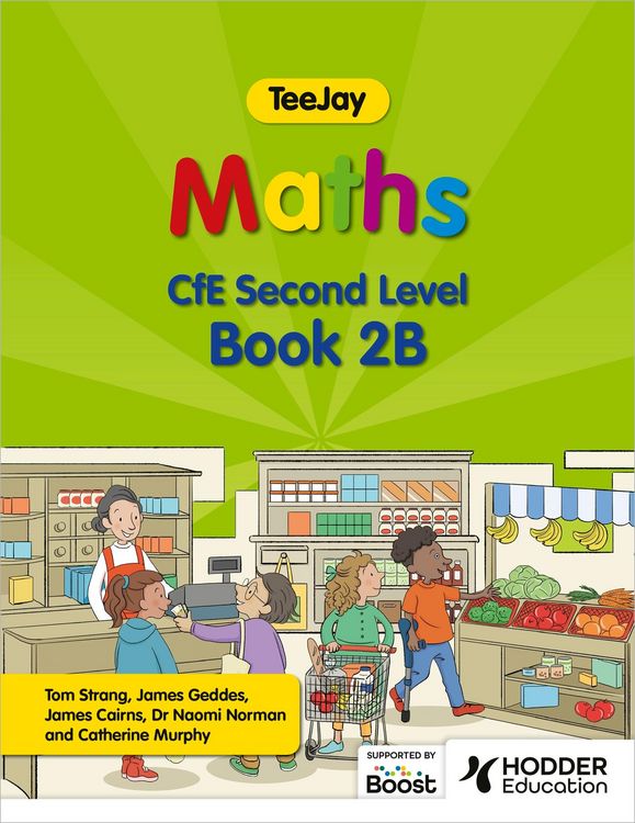 Produktbild: TeeJay Maths CfE Second Level Book 2B Second Edition