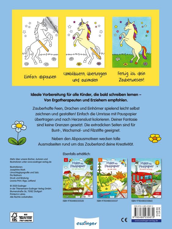 Produktbild: Malen mit Pauspapier: Im Zauberland