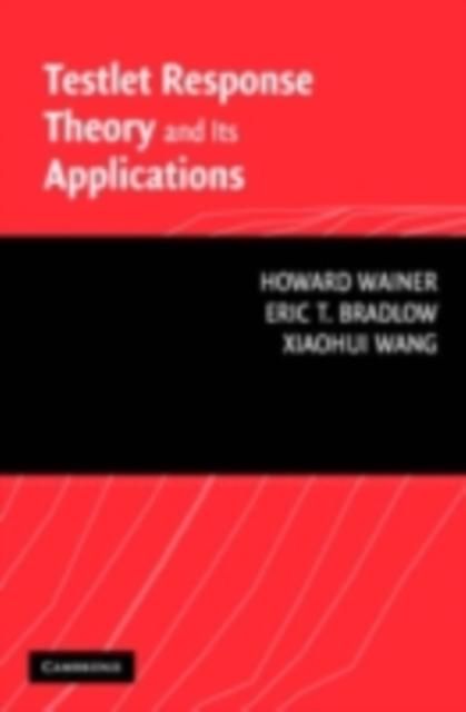 Produktbild: Testlet Response Theory and Its Applications