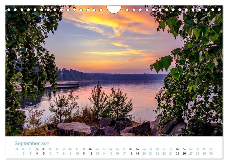 Produktbild: Schwedens Seen (Wandkalender 2027 DIN A4 quer), CALVENDO Monatskalender