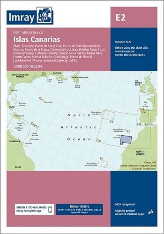 Produktbild: E2 Islas Canarias, Imray Chart
