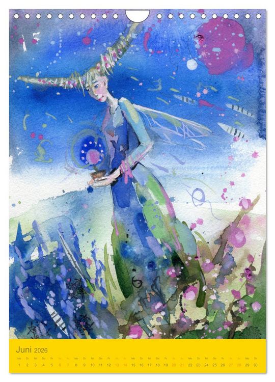 Produktbild: Im Elfenreich- Zauber und Magie der Elfen in sch&ouml;nen Aquarellen (Wandkalender 2026 DIN A4 hoch), CALVENDO Monatskalender