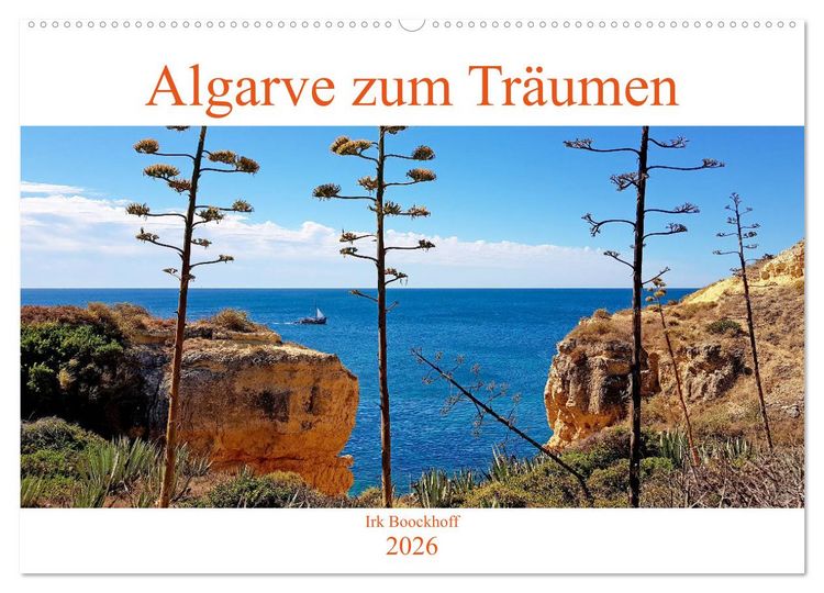 Produktbild: Algarve zum Tr&auml;umen (Wandkalender 2026 DIN A2 quer), CALVENDO Monatskalender