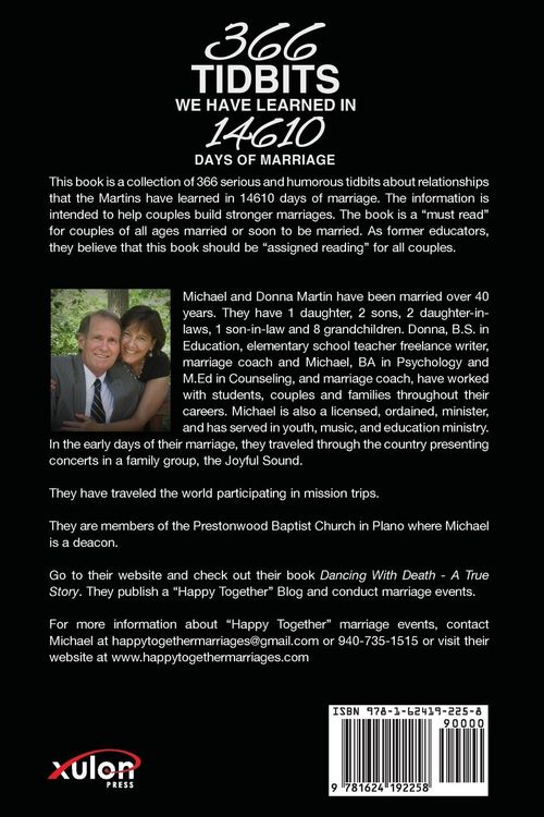 Produktbild: 366 Tidbits We Have Learned in 14610 Days of Marriage