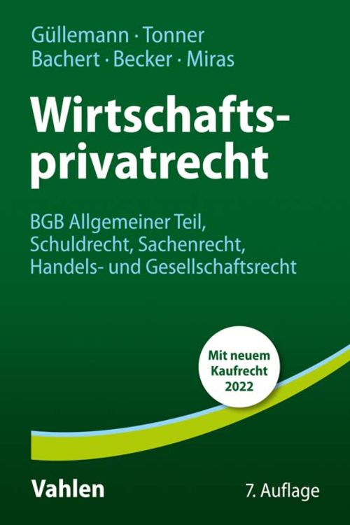 Produktbild: Wirtschaftsprivatrecht