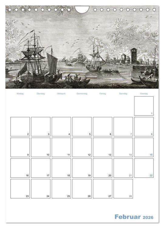 Produktbild: Segelschiffe - mit Planerfunktion (Wandkalender 2026 DIN A4 hoch), CALVENDO Monatskalender