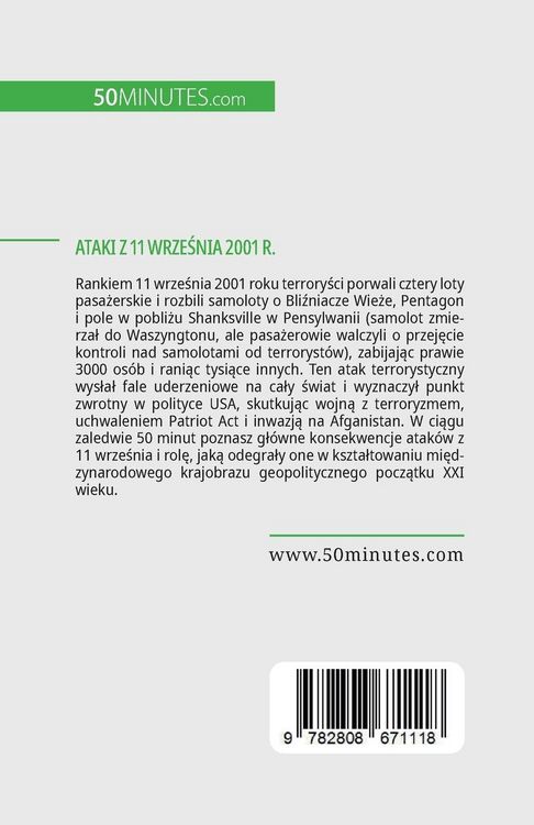 Produktbild: Ataki z 11 wrze&iquest;nia 2001 r.