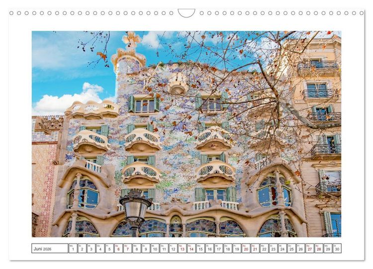 Produktbild: Barcelona - ein Traumreiseziel (Wandkalender 2026 DIN A3 quer), CALVENDO Monatskalender