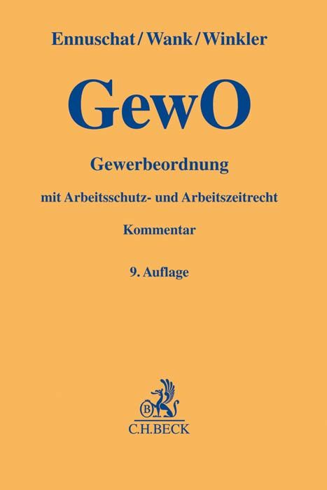 Produktbild: Gewerbeordnung. GewO